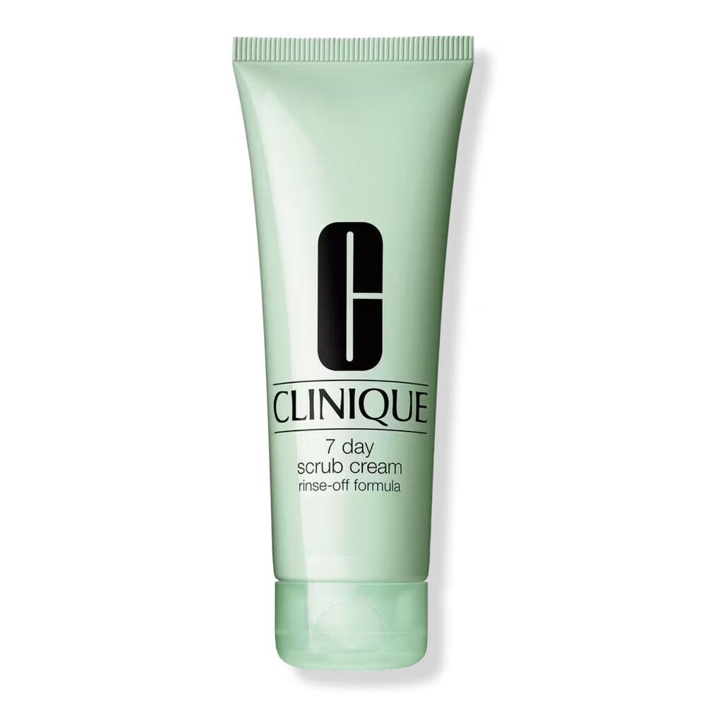 Clinique 7 Day Gentle Scrub Cream Exfoliator Rinse-Off 1 oz/ 30 ml travel size